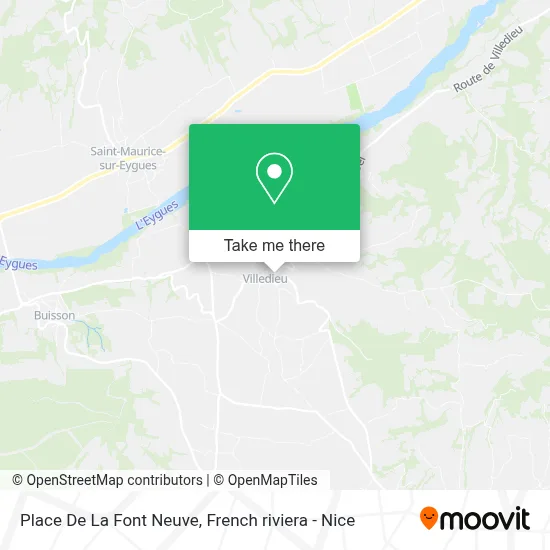 Place De La Font Neuve map