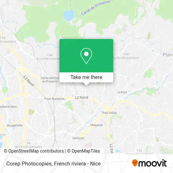 Corep Photocopies map