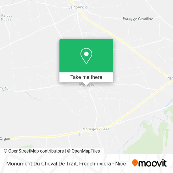 Monument Du Cheval De Trait map