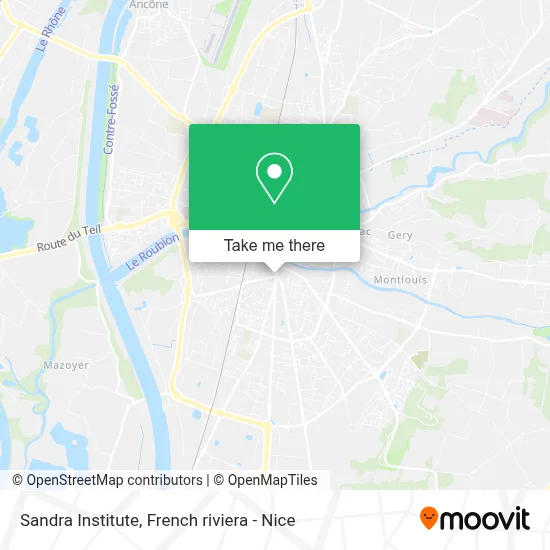 Institut Sandra map