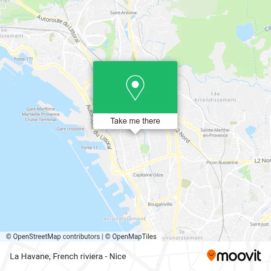 La Havane map