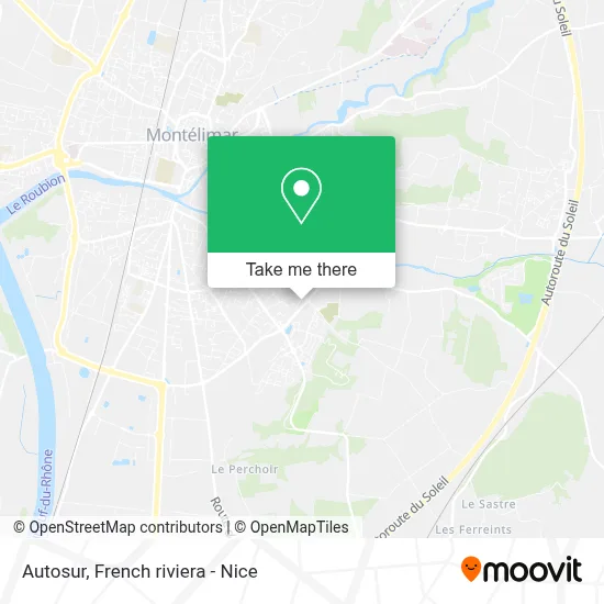 Autosur map