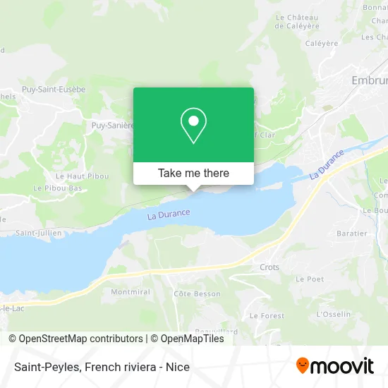 Saint-Peyles map