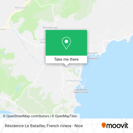 Résidence Le Batailler map