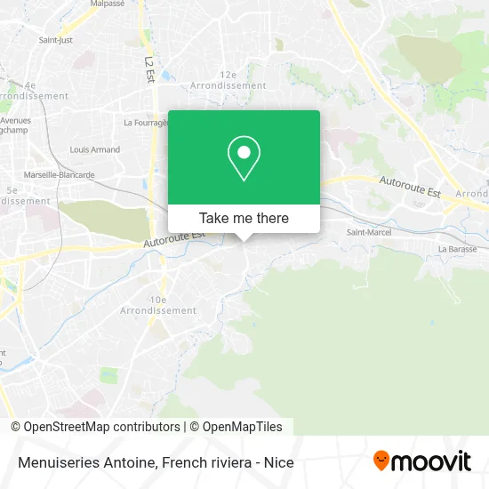 Menuiseries Antoine map
