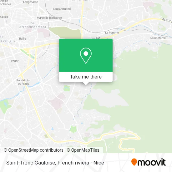 Saint-Tronc Gauloise map
