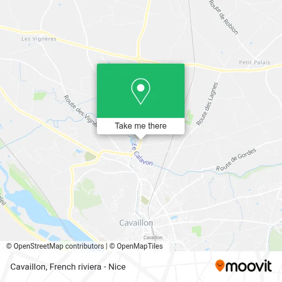 Cavaillon map