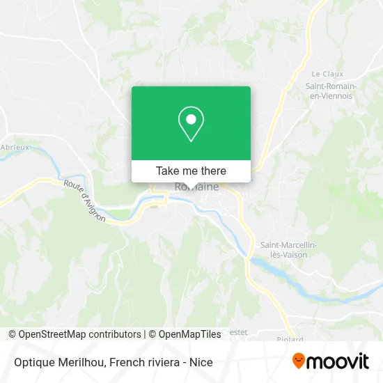 Optique Merilhou map