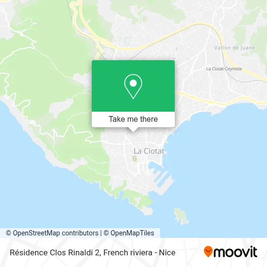 Résidence Clos Rinaldi 2 map
