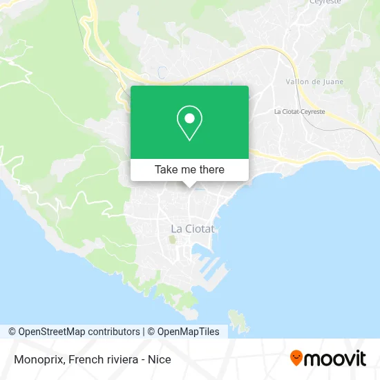 Monoprix map