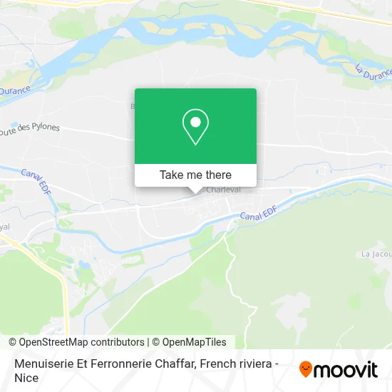 Menuiserie Et Ferronnerie Chaffar map