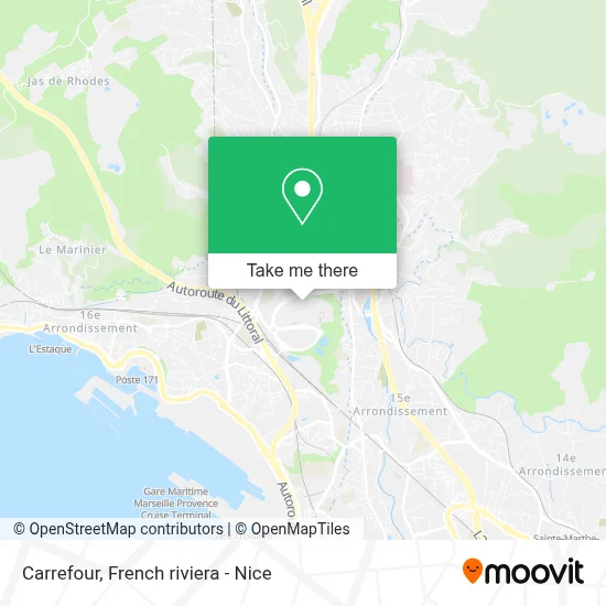 Carrefour map