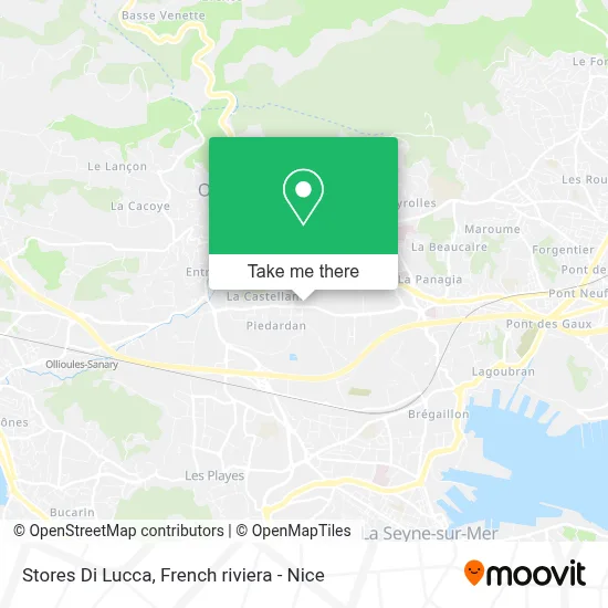 Stores Di Lucca map