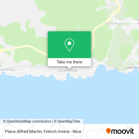 Place Alfred Martin map