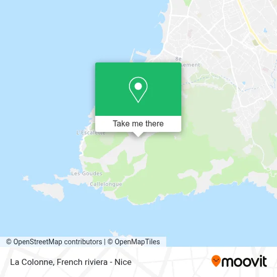 La Colonne map