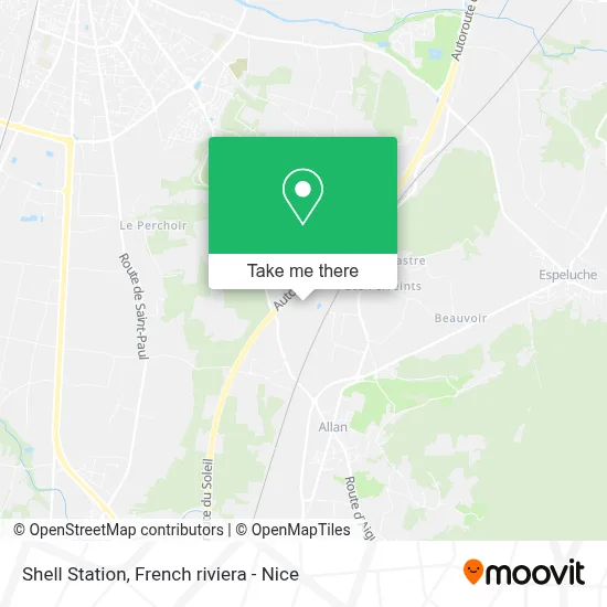 Station Shell map