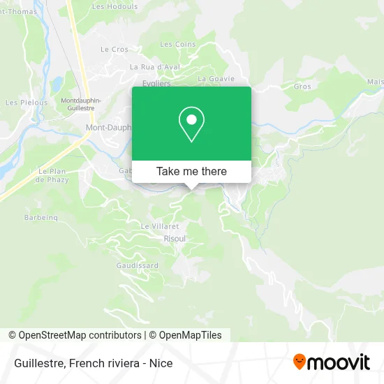 Guillestre map