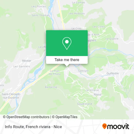 Info Route map