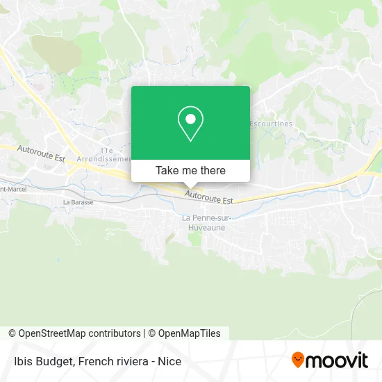 Ibis Budget map