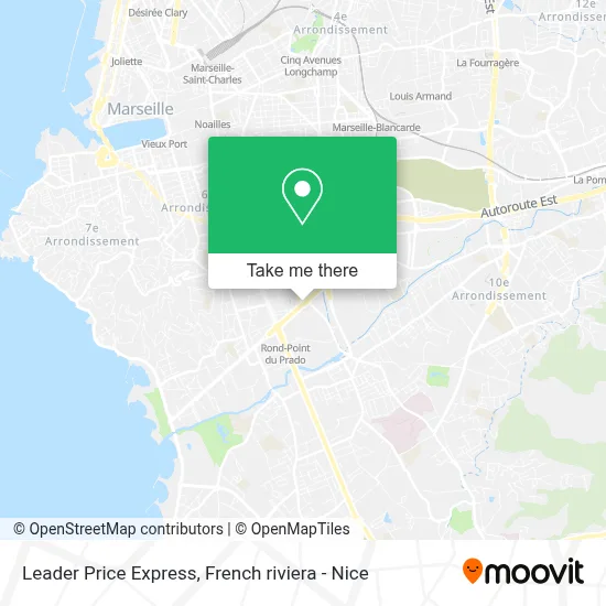 Leader Price Express map