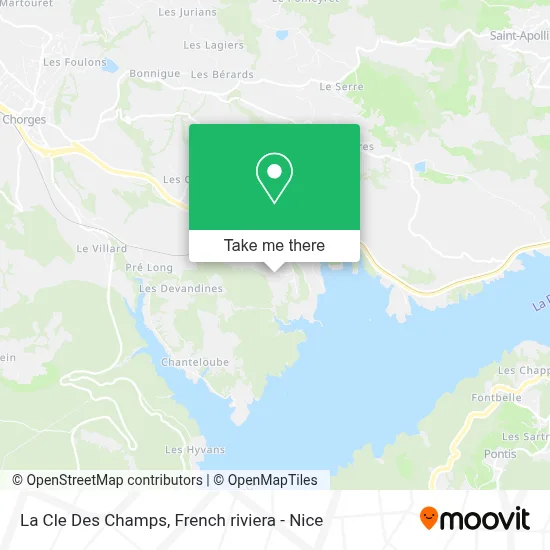 La Cle Des Champs map