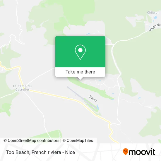 Too Beach map
