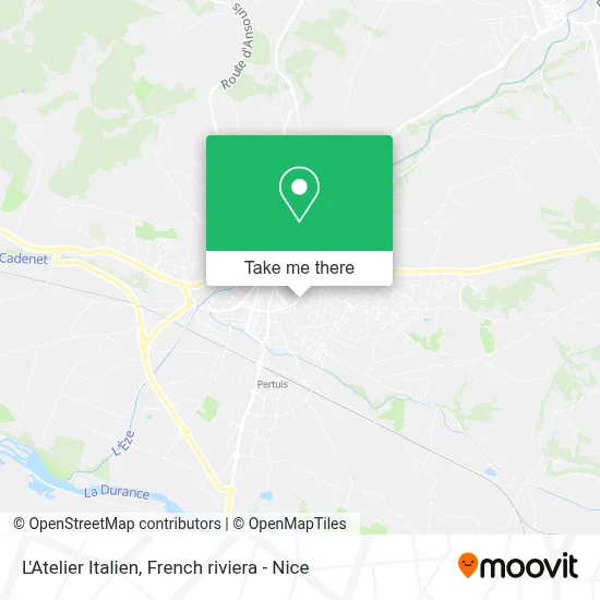 L'Atelier Italien map