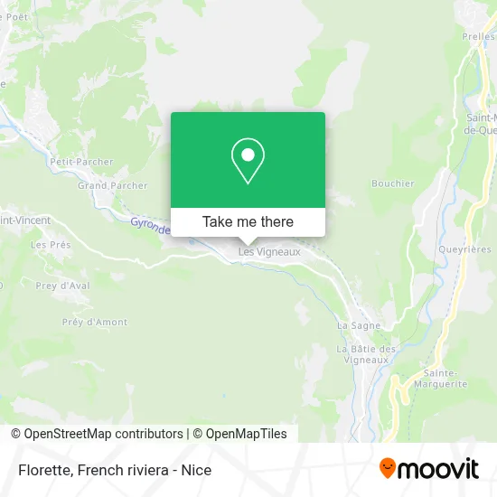 Florette map