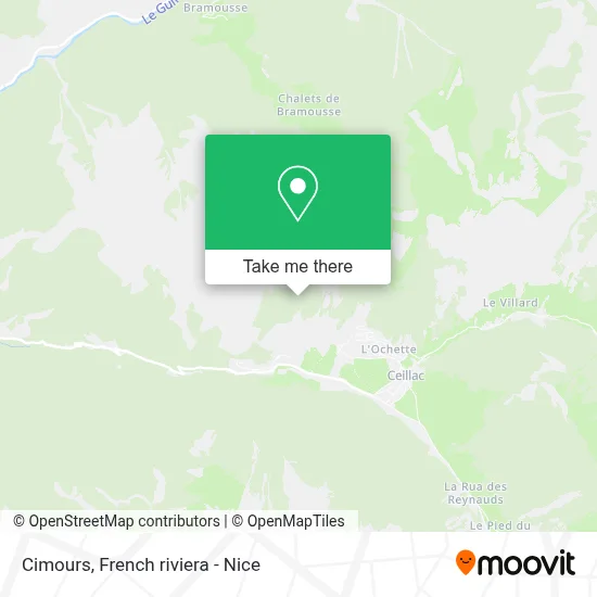 Cimours map