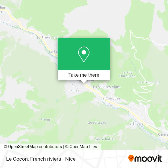 Le Cocon map