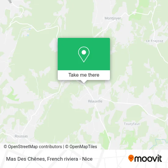 Mas Des Chênes map