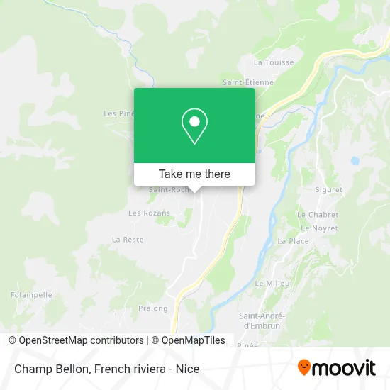 Champ Bellon map