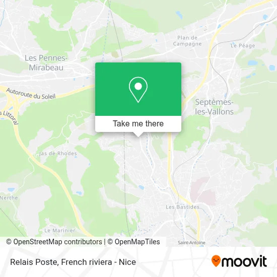 Relais Poste map