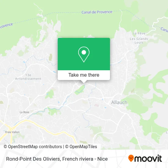 Rond-Point Des Oliviers map
