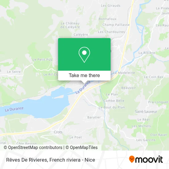 Rêves De Rivieres map