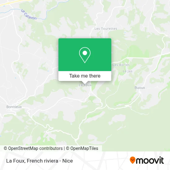 La Foux map