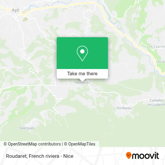 Roudaret map