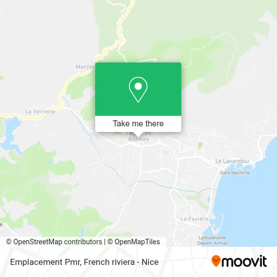 Emplacement Pmr map