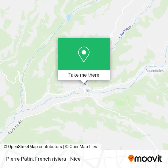 Pierre Patin map