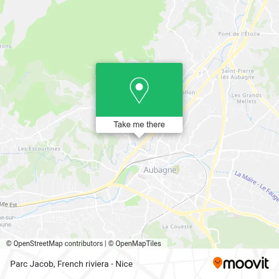 Parc Jacob map