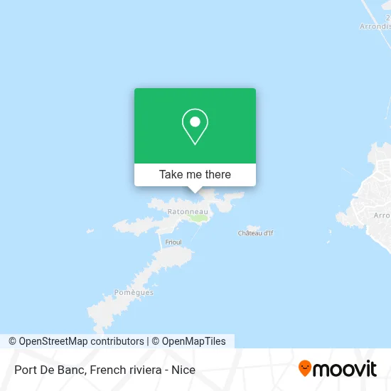 Port De Banc map