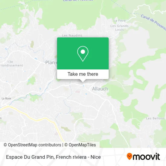 Espace Du Grand Pin map