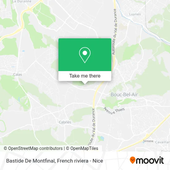 Bastide De Montfinal map