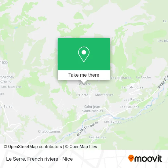 Le Serre map