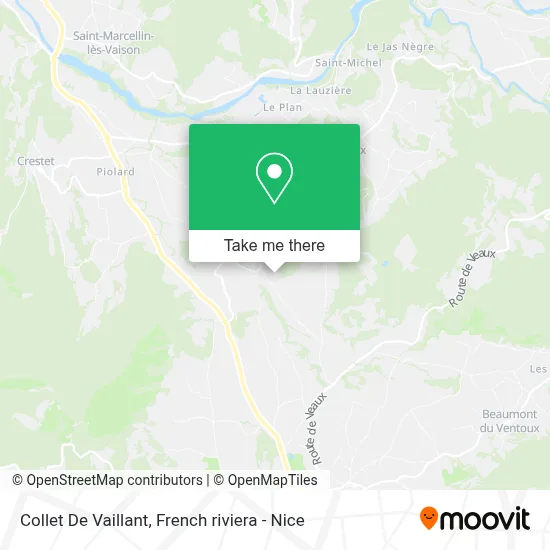 Collet De Vaillant map