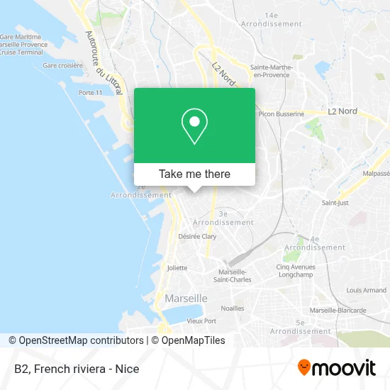 B2 map