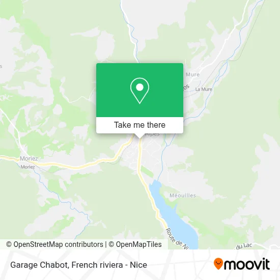 Garage Chabot map