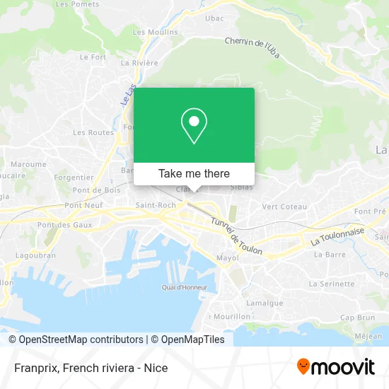Franprix map
