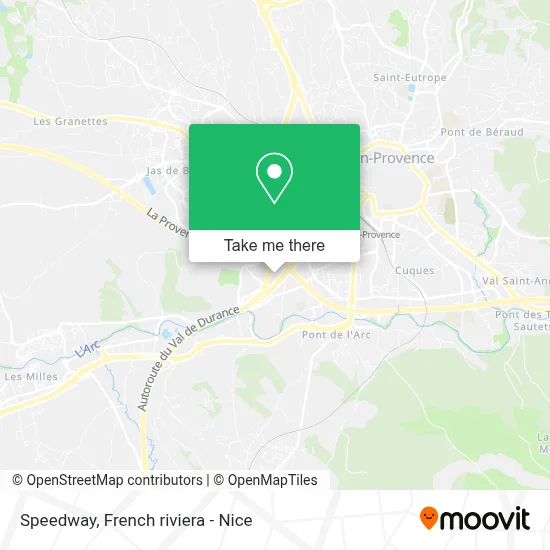 Speedway map