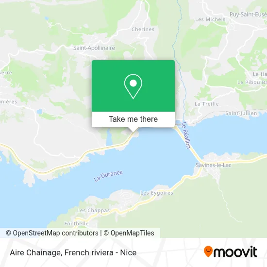 Aire Chainage map